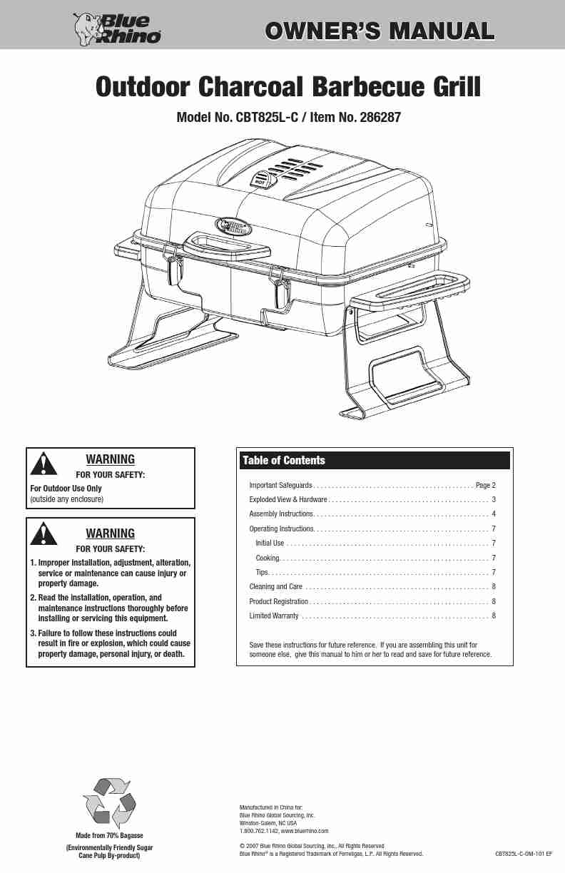 Blue Rhino Charcoal Grill CBT825L-C-page_pdf